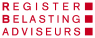 Register Belasting adviseurs logo in het rood